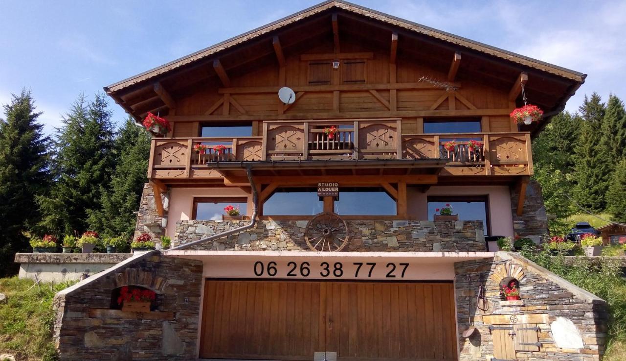Les Saisies coté Légette appartement dans chalet Exterior foto