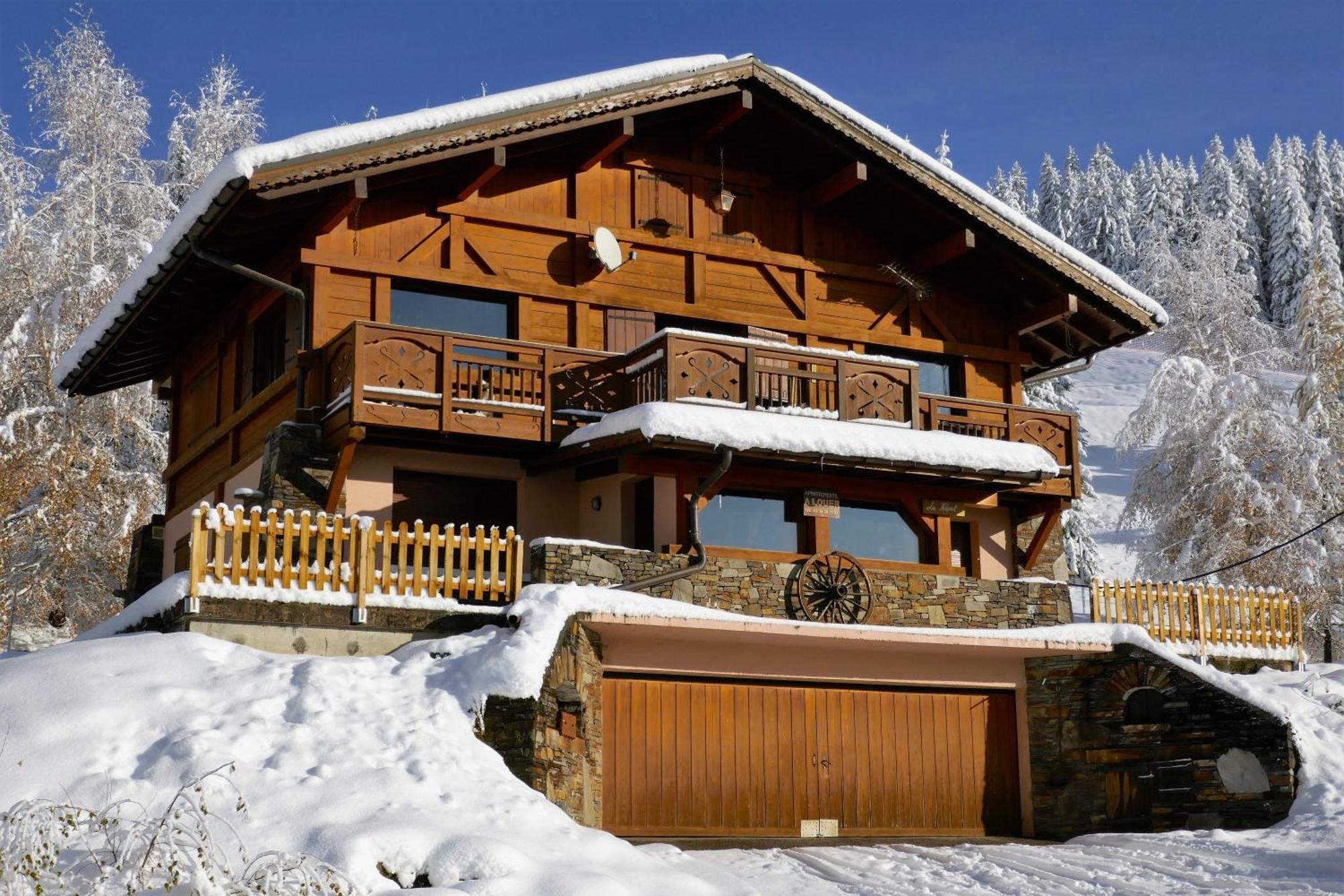 Les Saisies coté Légette appartement dans chalet Exterior foto